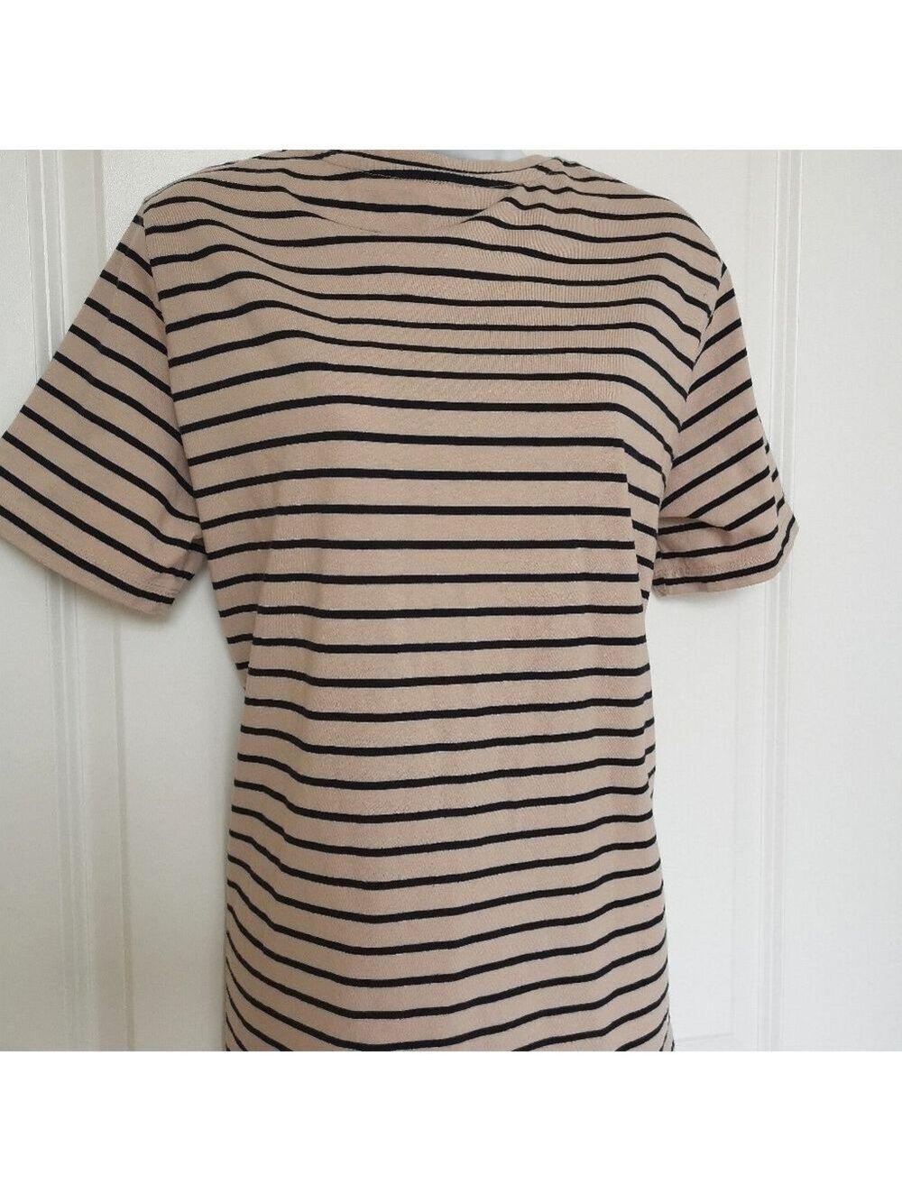 Carroll Reed Plus Size Top T-Shirt Navy Beige 1X - Picture 5 of 9